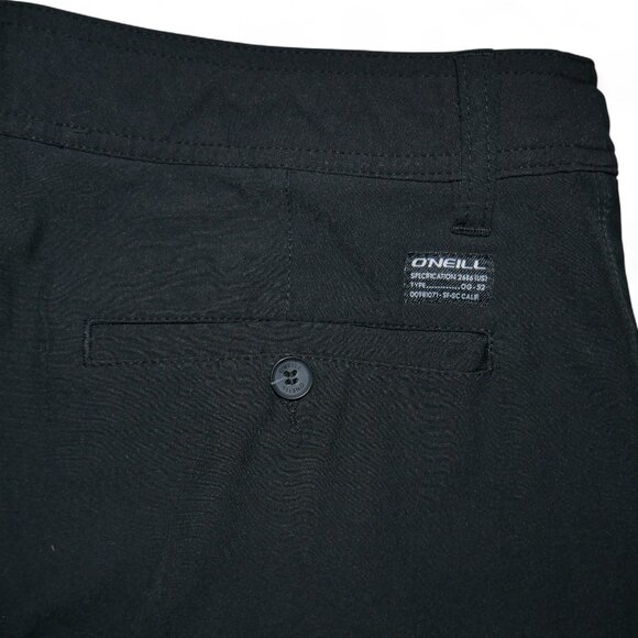 O'Neill Hybrid Shorts Size 34-36 in Black DWR Hyperfreak Stretch HyperDRY EUC - Picture 6 of 7